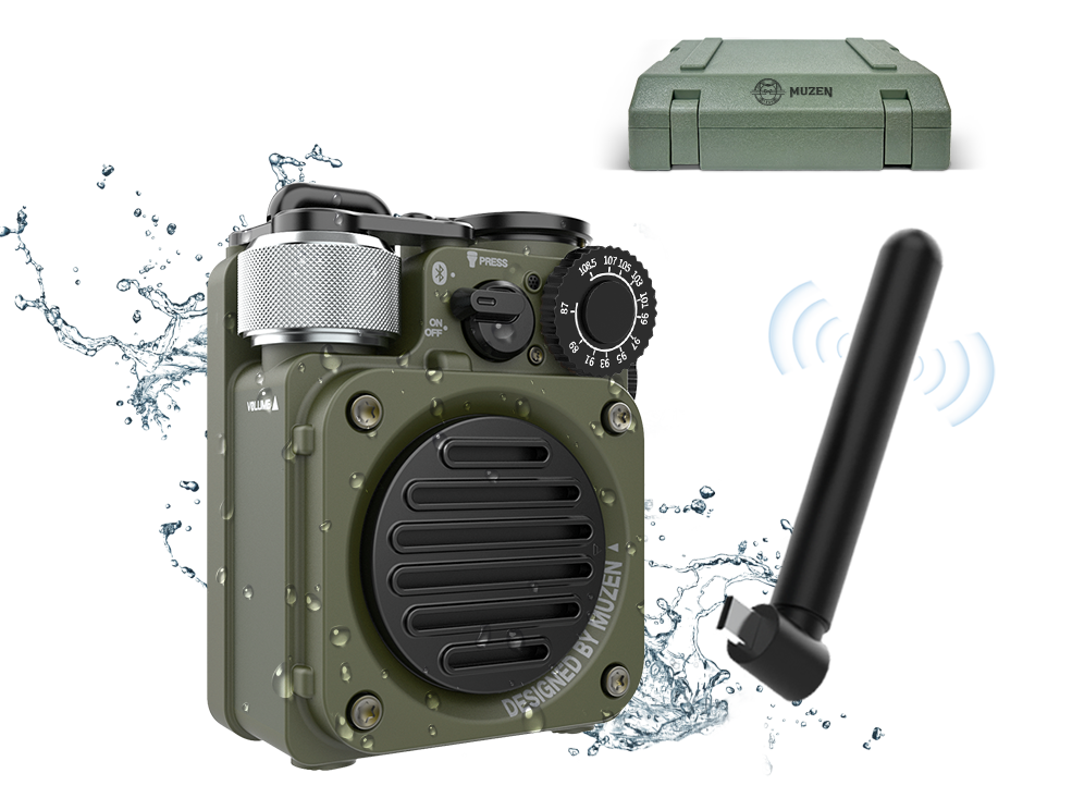 MUZEN Wild Mini 3.0 Outdoor Portable Bluetooth Speaker