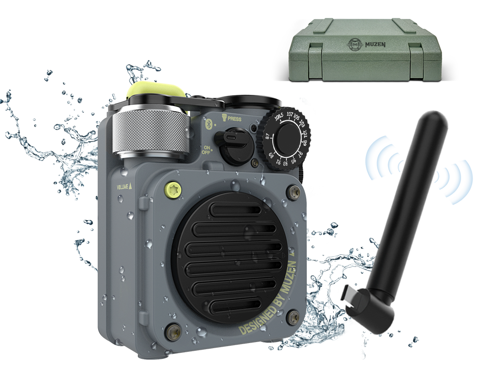 MUZEN Wild Mini 3.0 Outdoor Portable Bluetooth Speaker