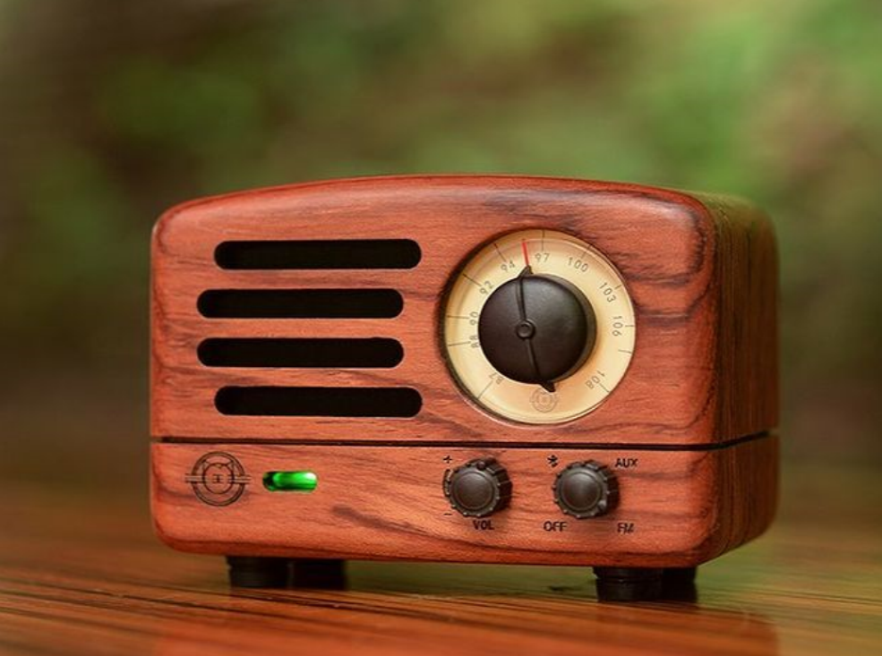 MUZEN OTR Wood Portable Retro FM Radio Bluetooth Speaker