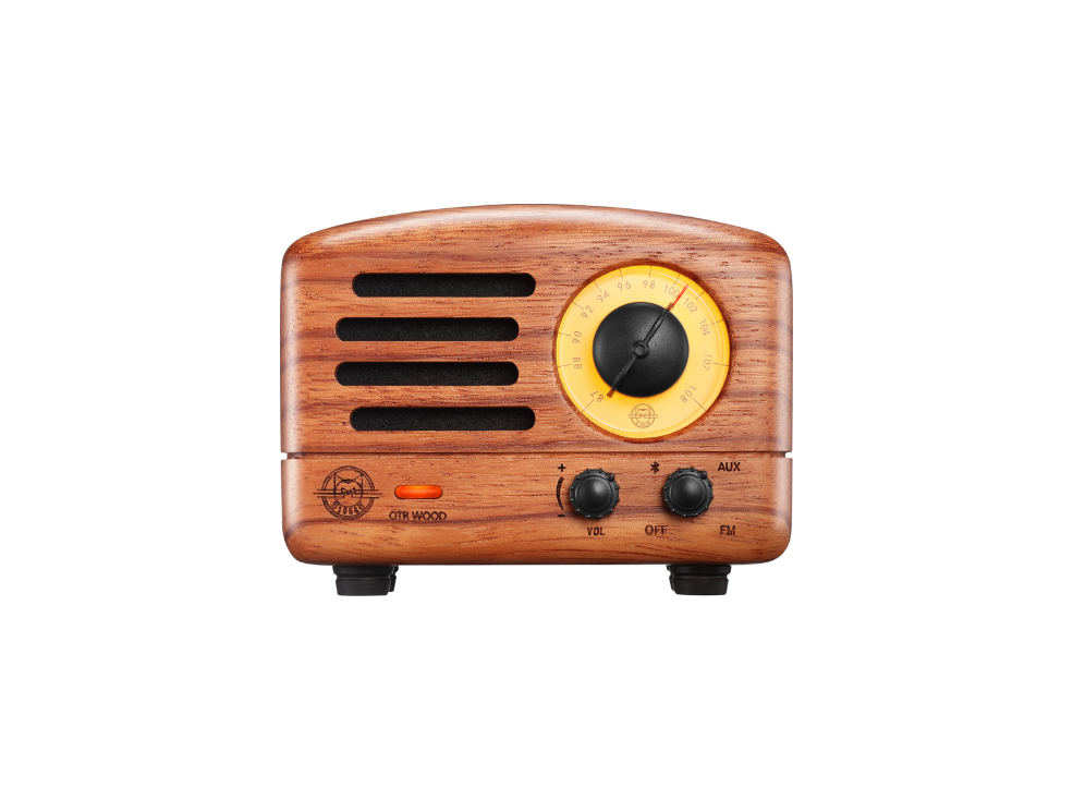 Vintage Looking OTR Wood Portable Radio Bluetooth Speaker | MUZEN