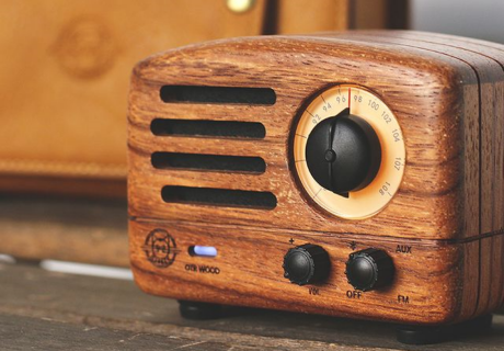 bluetooth speaker wood