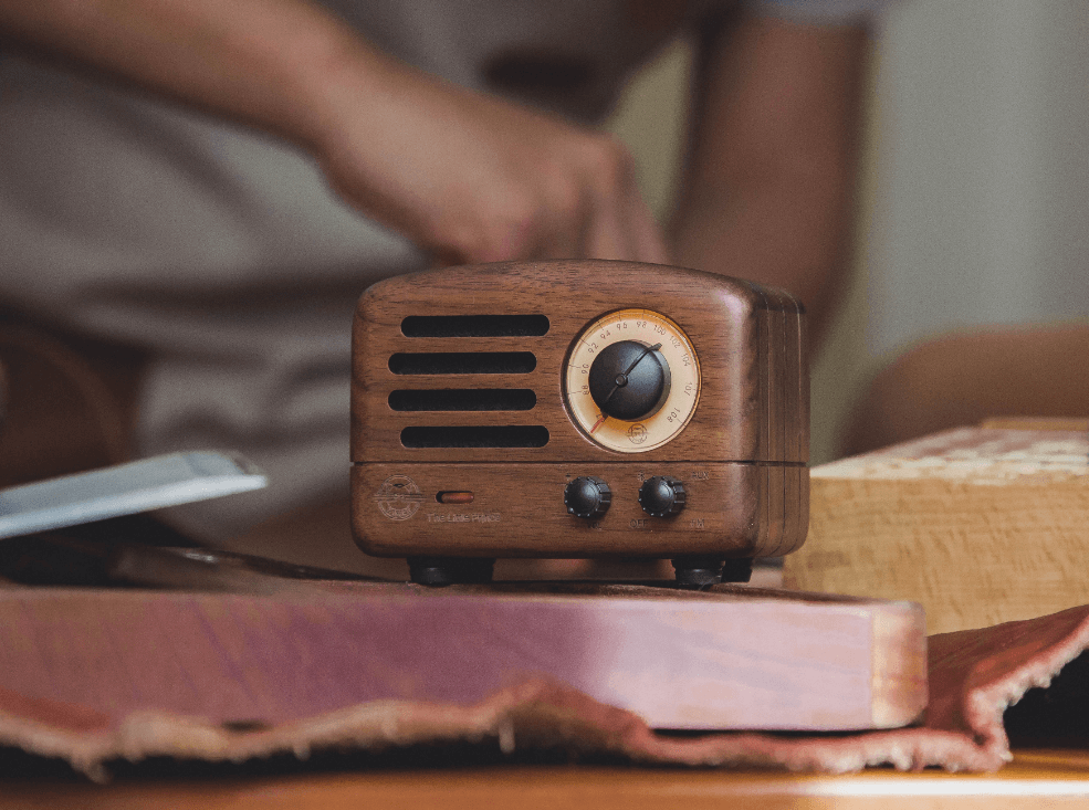 MUZEN OTR Wood Portable Retro FM Radio Bluetooth Speaker