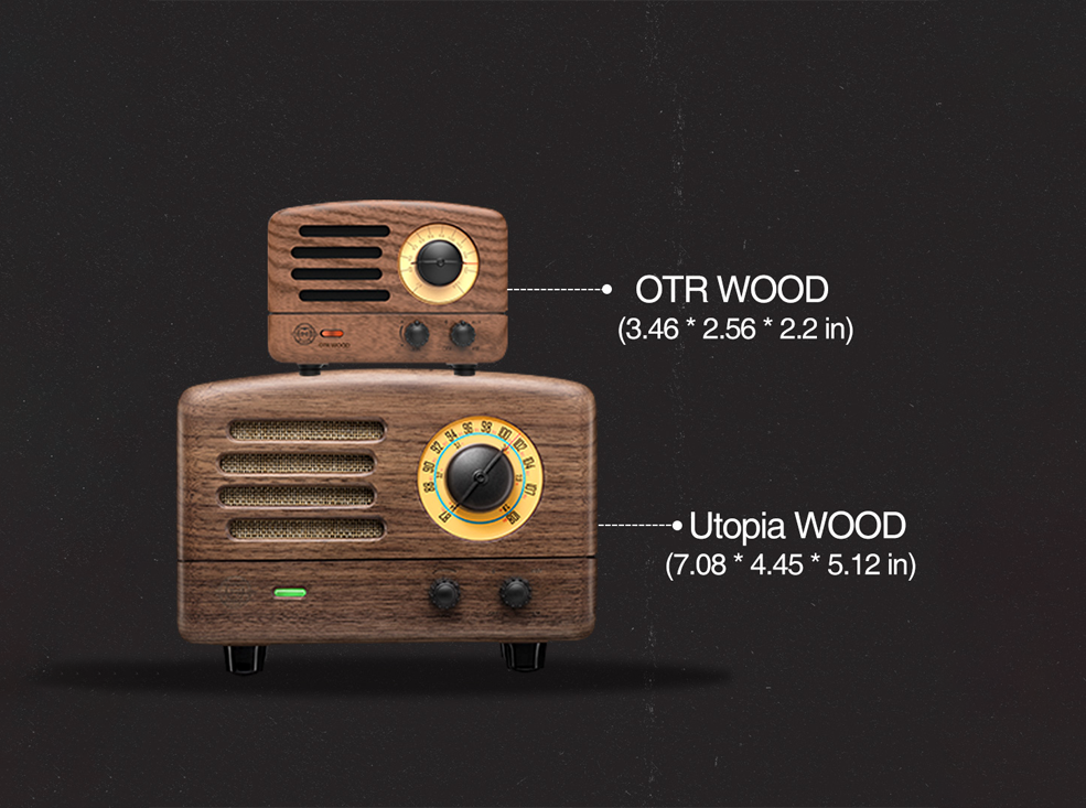 MUZEN OTR wooden speakers