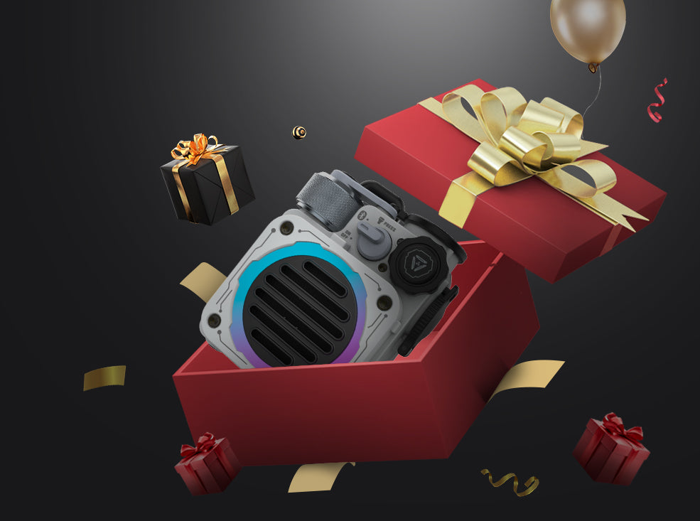 MUZEN Cyber Cube Standard RGB Futuristic Bluetooth Speaker