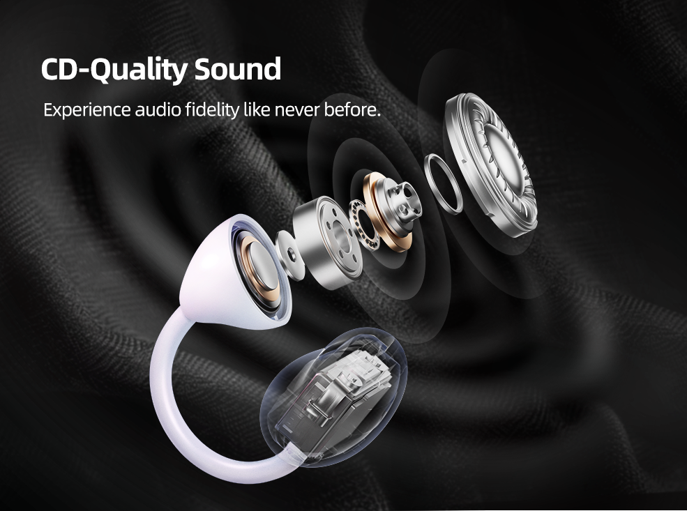 MUZEN Trickle Clip-On Earbuds