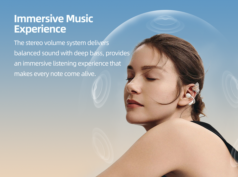 MUZEN Trickle Clip-On Earbuds