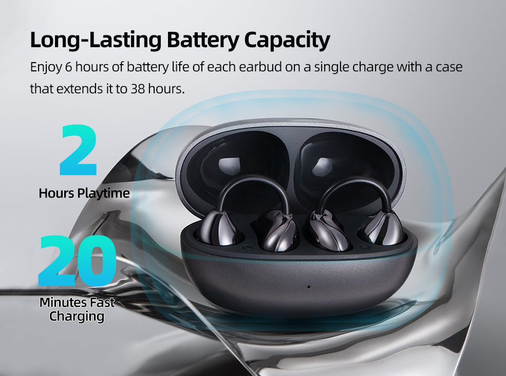 MUZEN Trickle Clip-On Earbuds