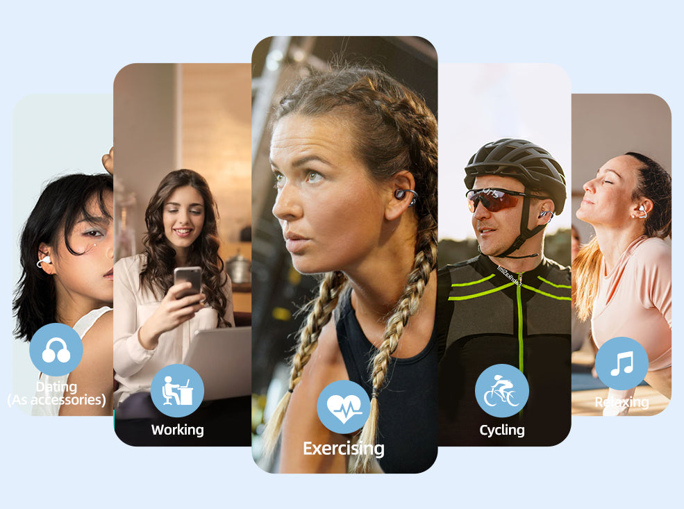 MUZEN Trickle Clip-On Earbuds