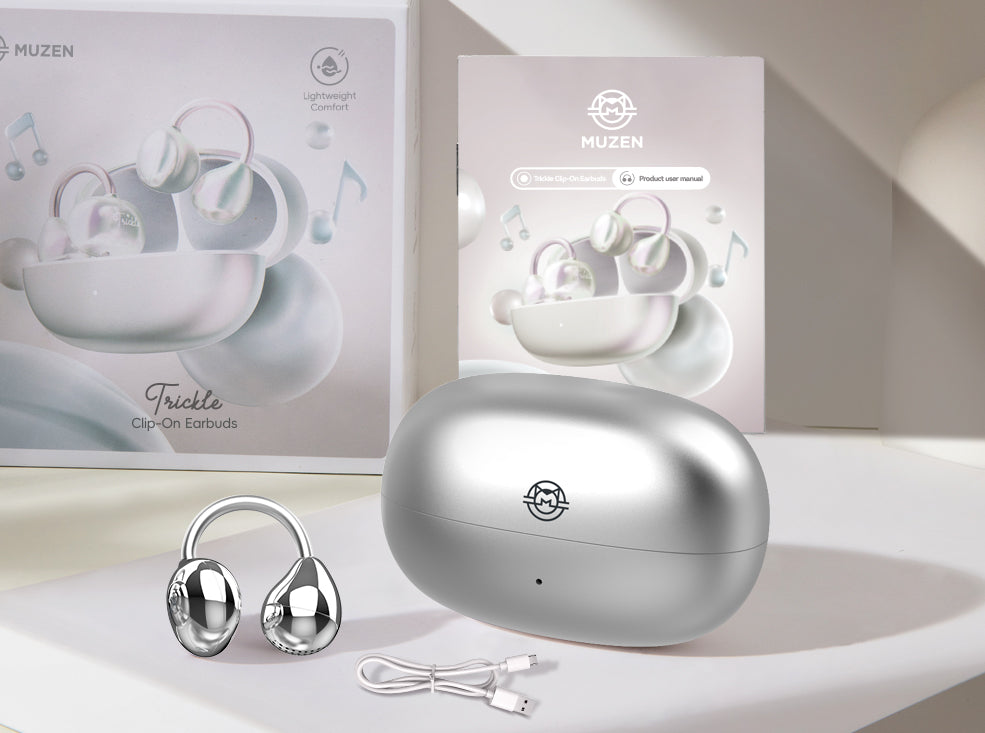 MUZEN Trickle Clip-On Earbuds