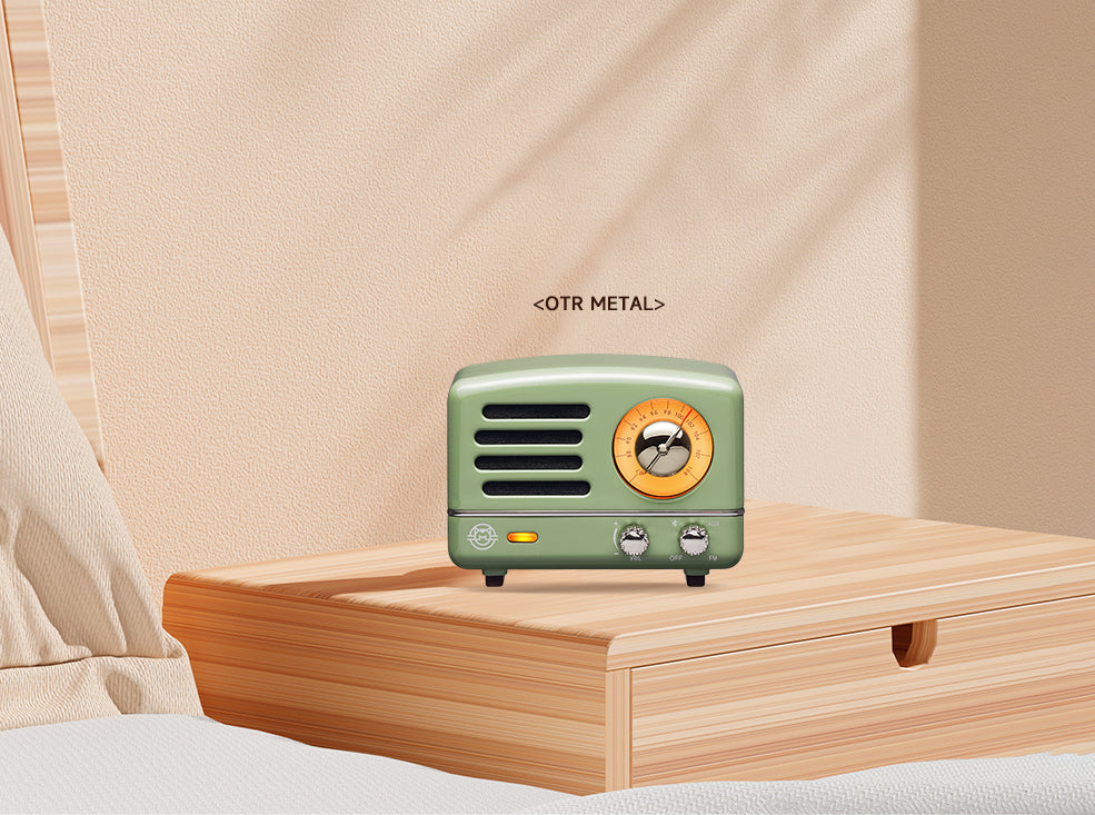 MUZEN OTR Metal Wireless Portable FM Radio Bluetooth Speaker