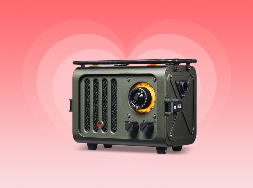 MUZEN Wild Jeep Portable FM Radio & Bluetooth Speaker