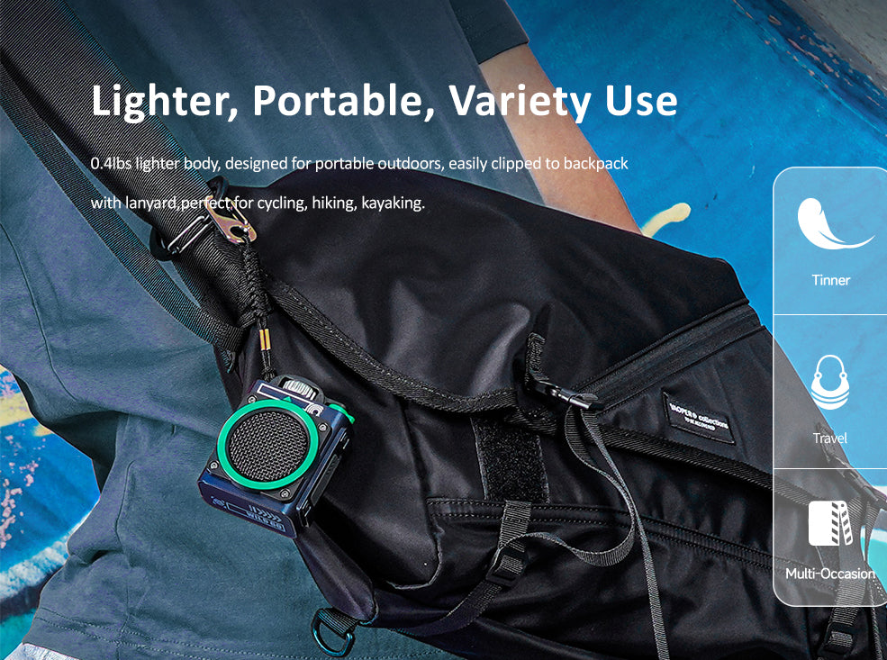 MUZEN Wild Go Rugged Outdoor Street Portable Bluetooth Speaker