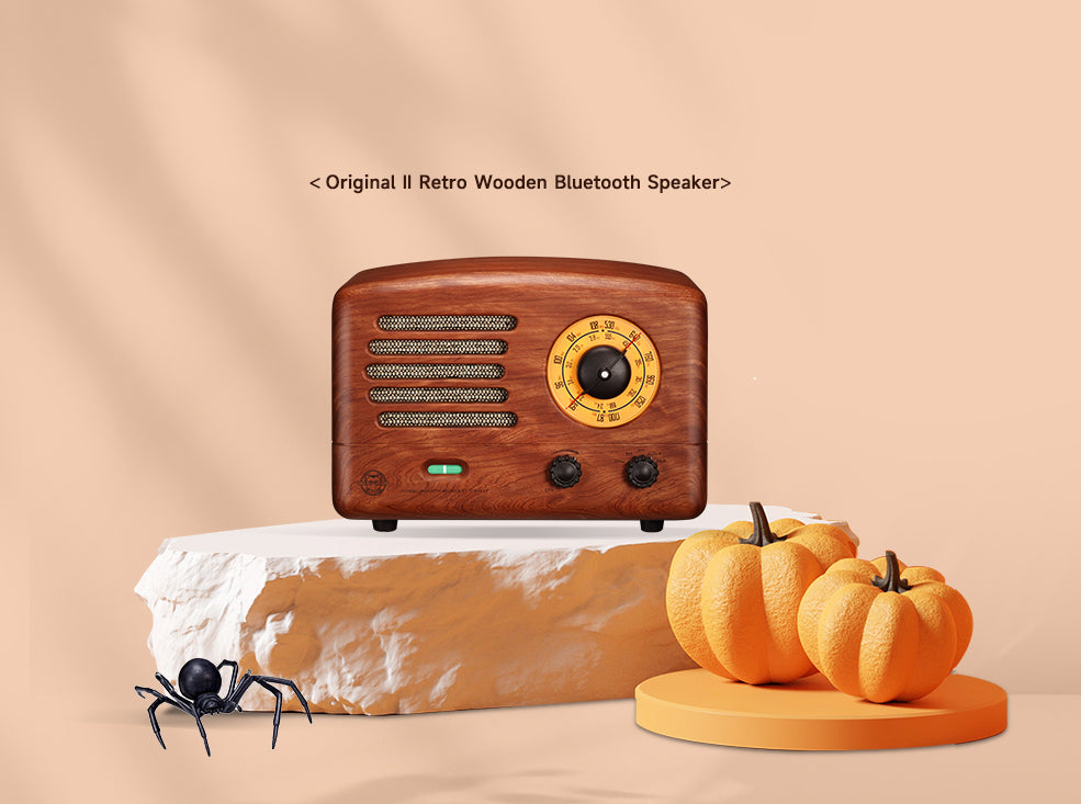 MUZEN Original 2 Ⅱ Retro Wooden AM/FM Radio Bluetooth Speaker