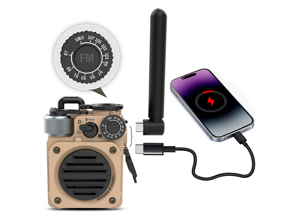 MUZEN Wild Mini 3.0 Outdoor Portable Bluetooth Speaker | Muzen Audio