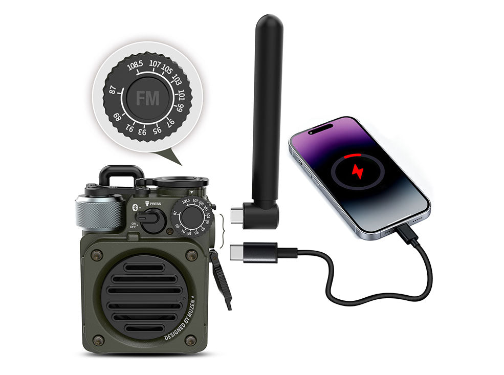 MUZEN Wild Mini 3.0 Outdoor Portable Bluetooth Speaker | Muzen Audio