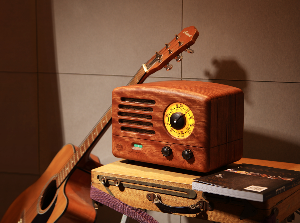 MUZEN Original Ⅱ Retro Wooden AM/FM Radio Bluetooth Speaker