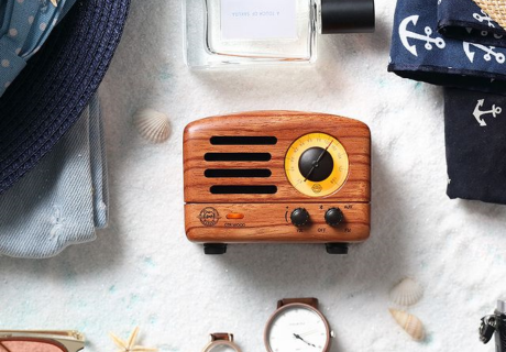 wooden speaker bluetooth