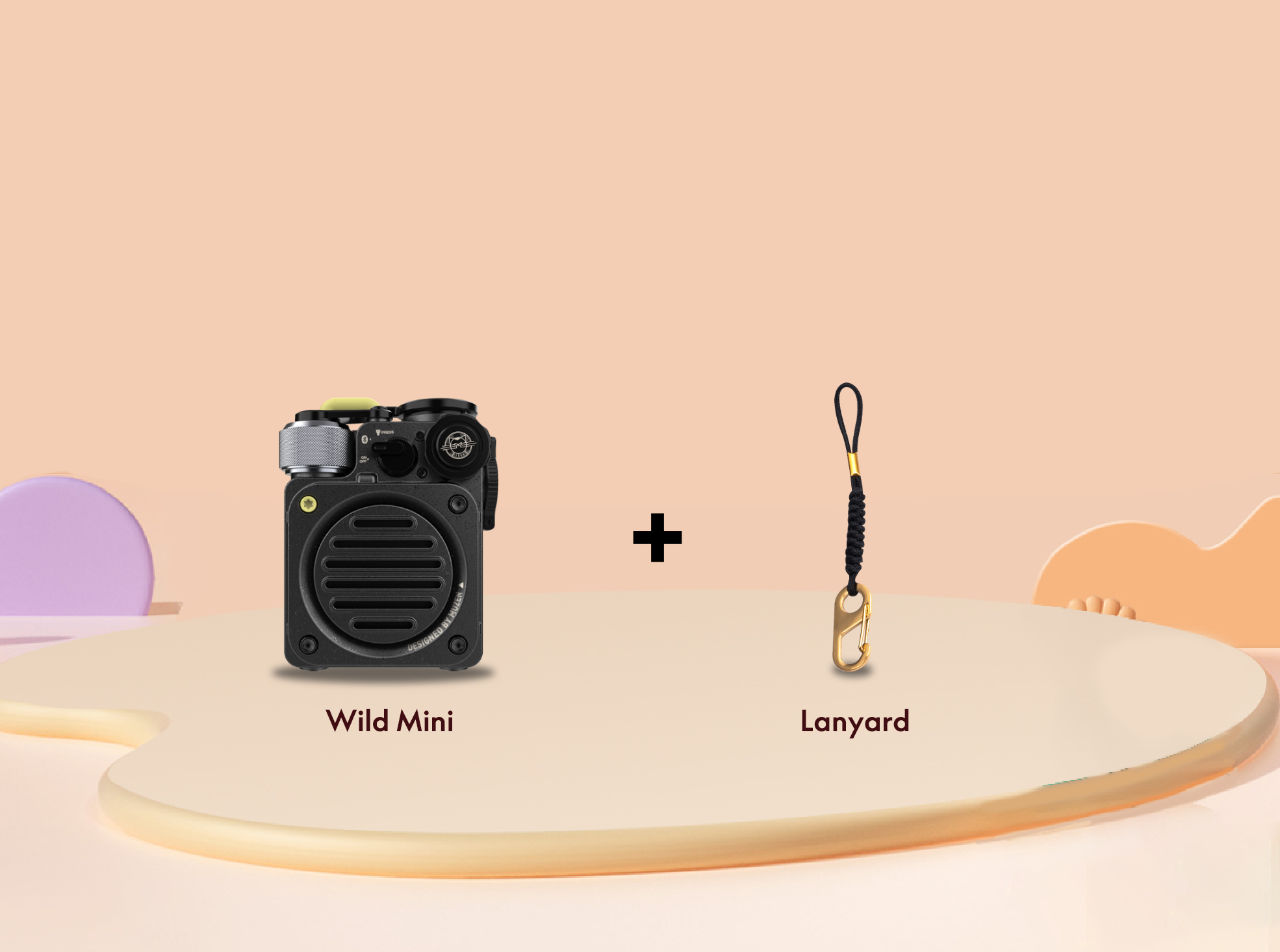 MUZEN Wild Mini Rugged Outdoor Portable Bluetooth Speaker