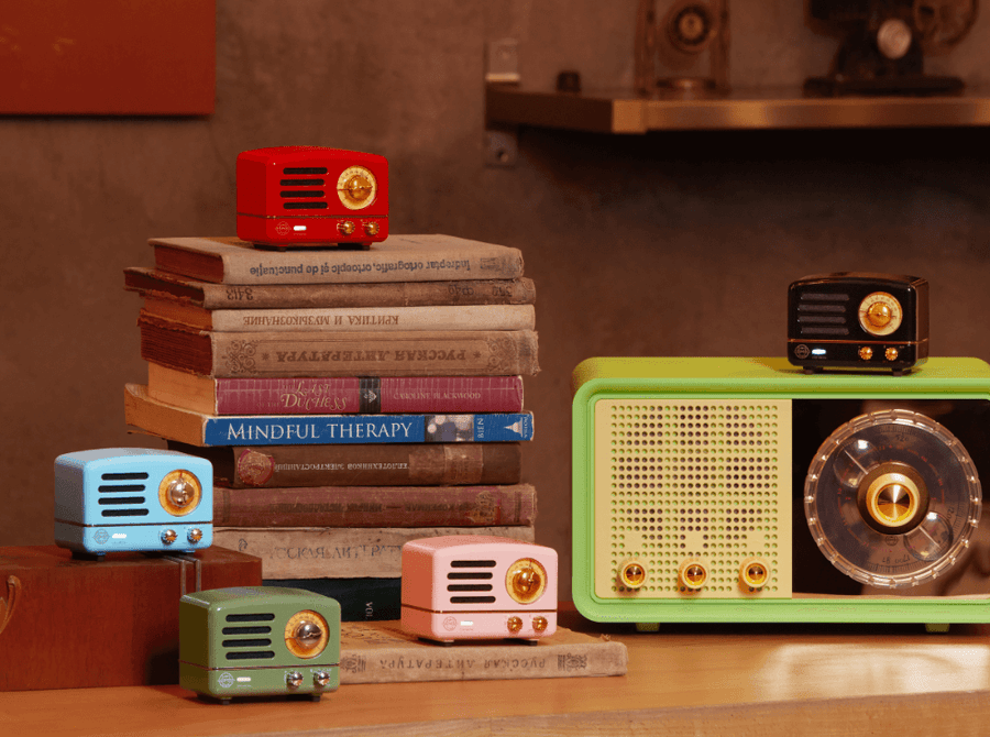 OTR Portable FM Radio Bluetooth Speaker