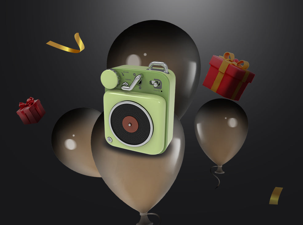 MUZEN Button Mini Candy Portable Wireless Bluetooth Speaker