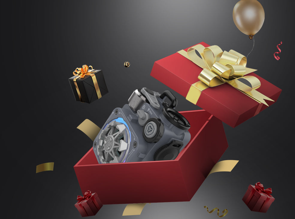 MUZEN Cyber Cube Premium Fidget Spinner RGB Bluetooth Speaker