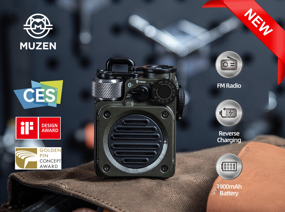 MUZEN Wild Mini 3.0 Outdoor Portable Bluetooth Speaker | Muzen Audio