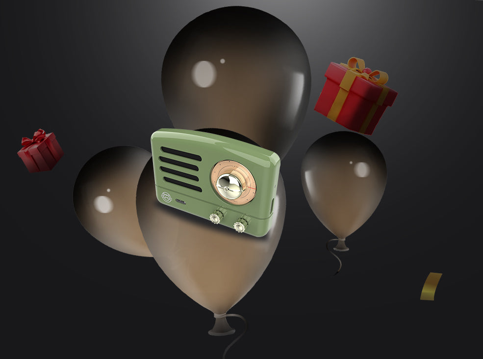 MUZEN OTR Sticker Magnet Fridge Bluetooth Speaker