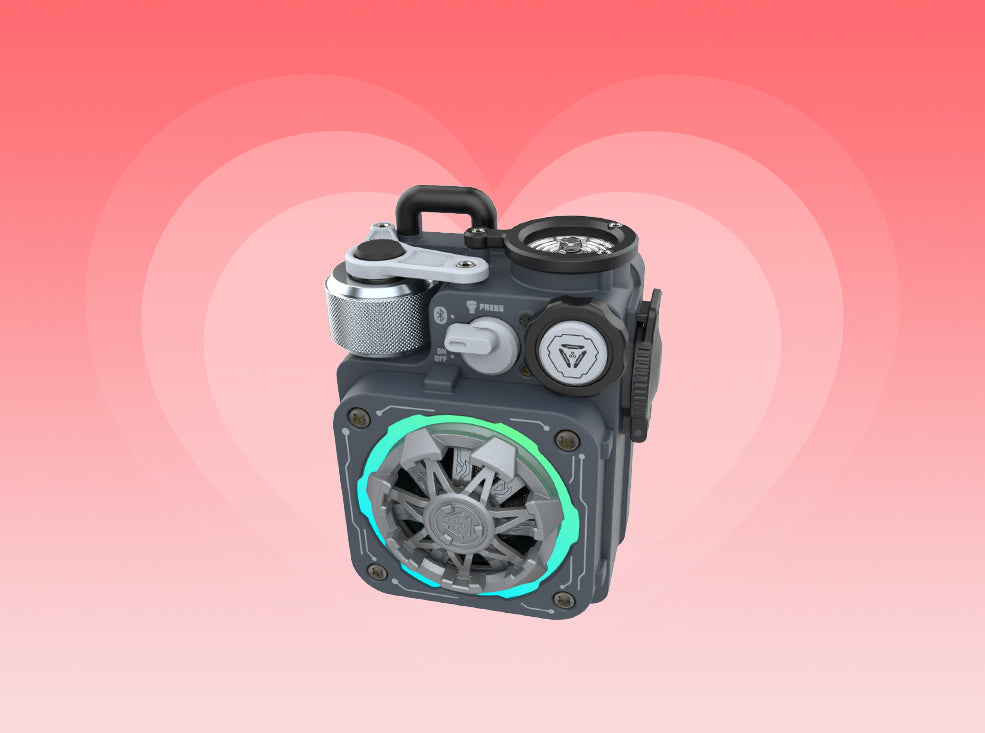 MUZEN Cyber Cube Premium Fidget Spinner RGB Bluetooth Speaker