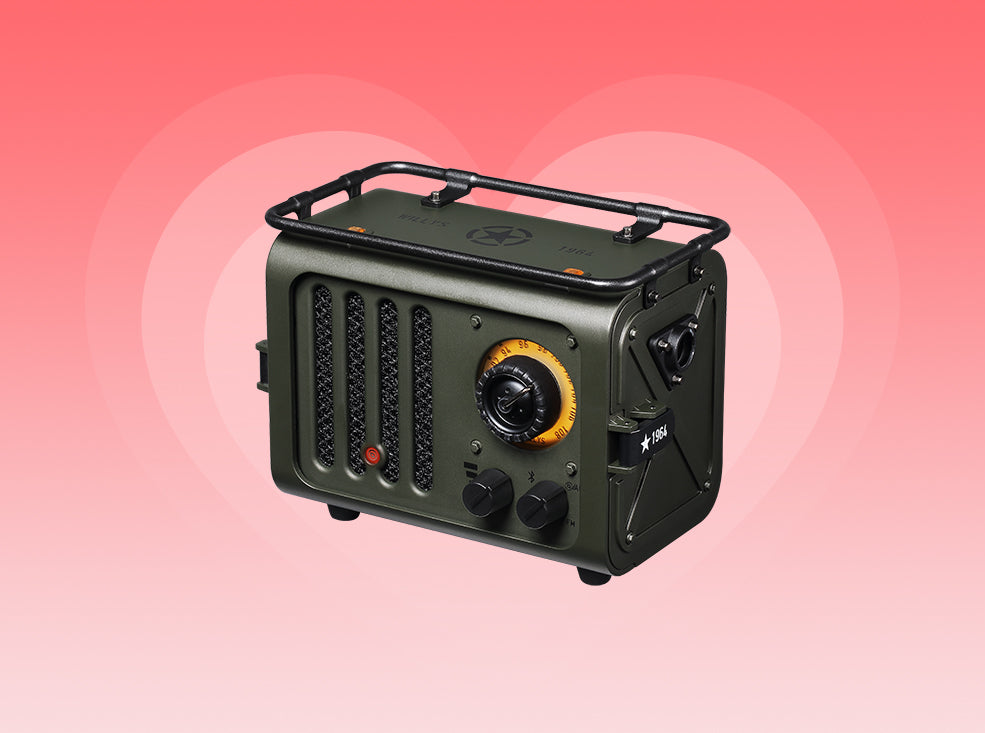 MUZEN Wild Jeep Portable FM Radio & Bluetooth Speaker