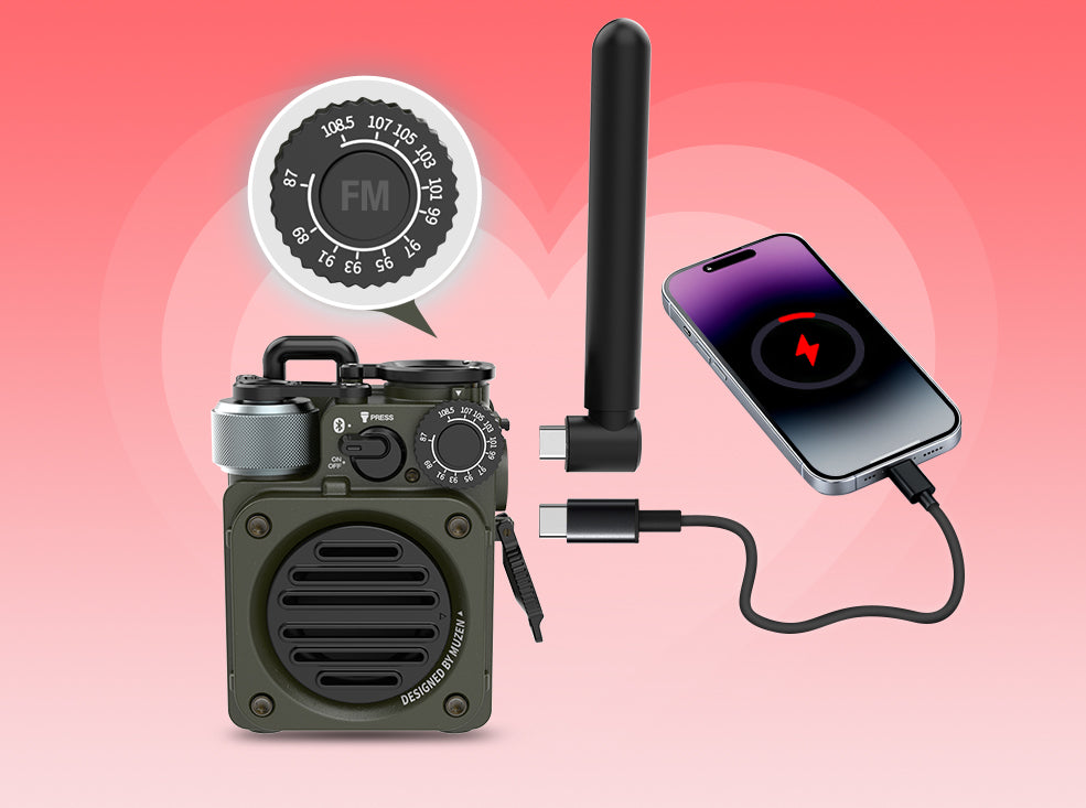 MUZEN Wild Mini 3.0 Outdoor Portable Bluetooth Speaker | Muzen Audio