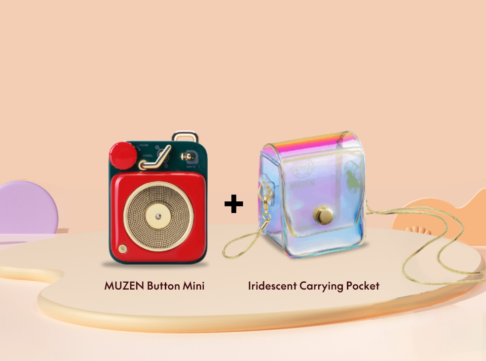 MUZEN Button Mini Candy Portable Wireless Bluetooth Speaker