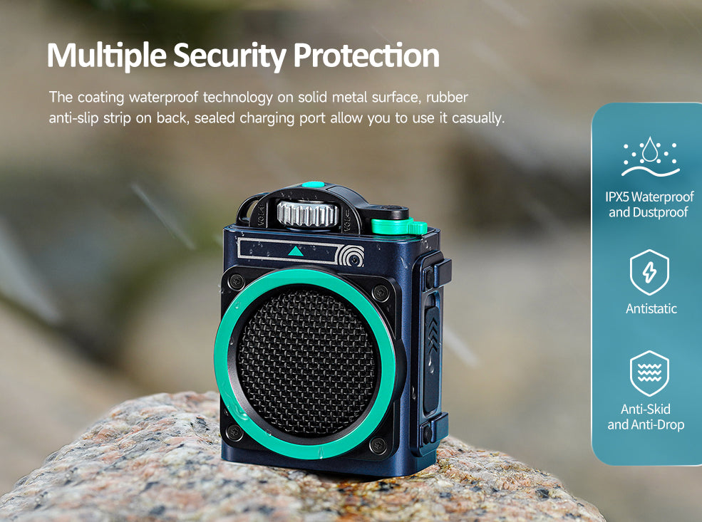 MUZEN Wild Go Rugged Outdoor Street Portable Bluetooth Speaker