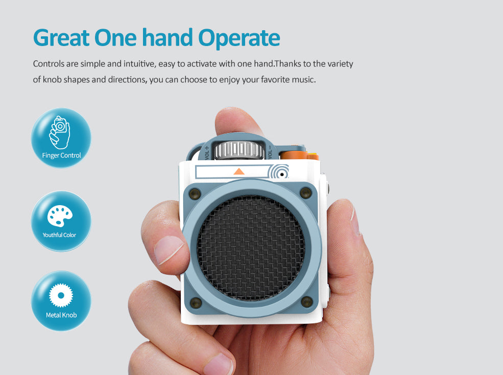 MUZEN Wild Go Rugged Outdoor Street Portable Bluetooth Speaker