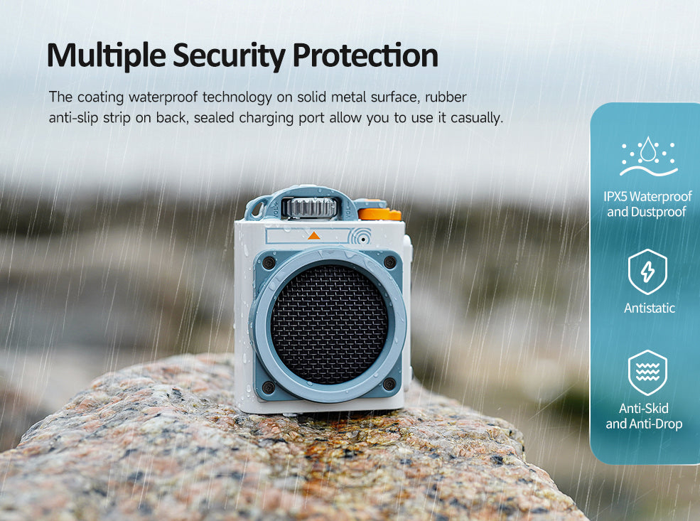 MUZEN Wild Go Rugged Outdoor Street Portable Bluetooth Speaker