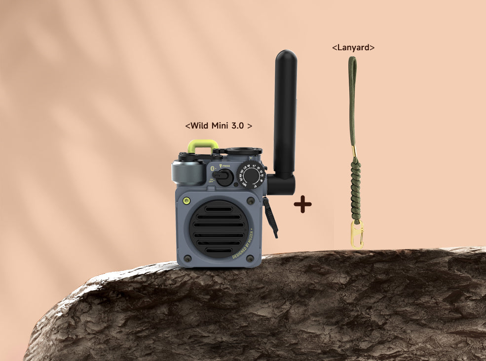 Wild Mini Outdoor Rugged Waterproof Bluetooth Speaker